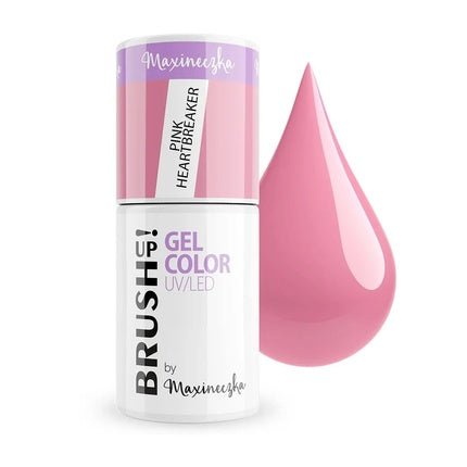 Brushup Gel Color Uv Led Hybrid Nail Polish Pink Heartbreaker 5g - Maison des fragrances