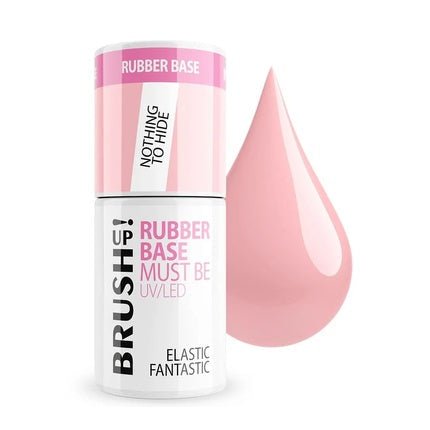 Brushup Rubber Base Must Be Uv Led Hybrid Nail Base Elastic Fantastic Nothing To Hide 5g - Maison des fragrances
