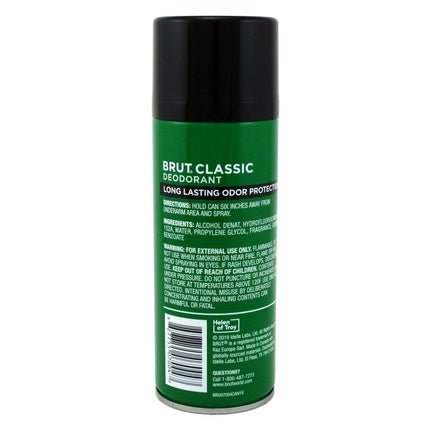 Brut Deodorant Classic Scent Aerosol Déodorant (Déo) Mixte 296ml - Maison des fragrances