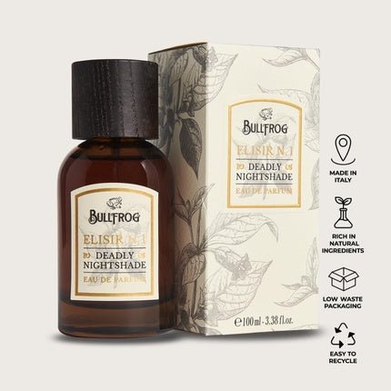 Bullfrog Elisir N. 1 Deadly Nightshade Ethereal Shadowy Heady Eau de Parfum (EDP) Mixte 100ml - Maison des fragrances