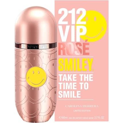 Carolina Herrera 212 Vip Rose Smiley Eau de Parfum (EDP) Mixte 80ml