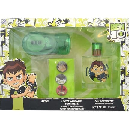 Ben 10 Cologne 50ml with Flashlight and 3 Pins