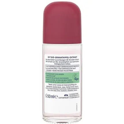 Cd BIO Deo Roll-On Pomegranate Déodorant (Déo) Mixte 50ml - Maison des fragrances