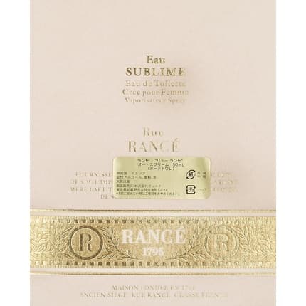 Rance 1795 Eau Sublime Rue Rance Eau De Toilette 50ml For Women
