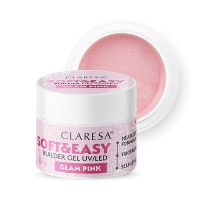 Claresa Builder Gel Soft & Easy Glam Pink 45g - Maison des fragrances