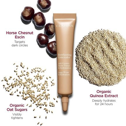 Clarins Everlasting Concealer Full Coverage Crease - Free Formula 05 Very Deep - Maison des fragrances