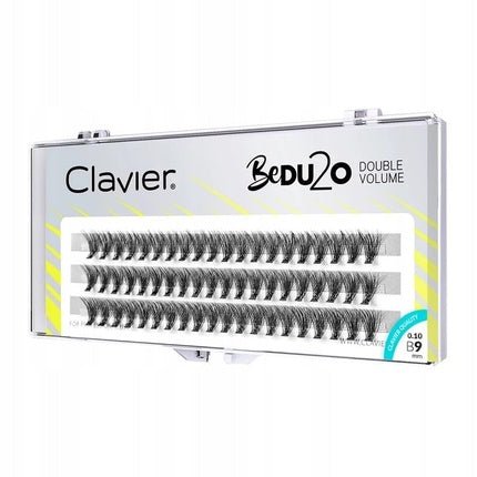 Clavier Artificial Eyelashes in Clusters BeDu2o Double Volume Various Lengths 8 - 14mm Ultravolume for a Perfect Look - Maison des fragrances