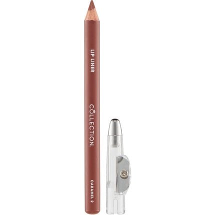 Collection Cosmetics Long - Lasting Lip Liner Pencil with Sharpener Caramel - Maison des fragrances