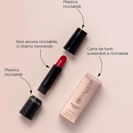 Collistar Puro Rossetto Matte Refill No. 109 Hypnotic Poppy 3.5ml - Maison des fragrances