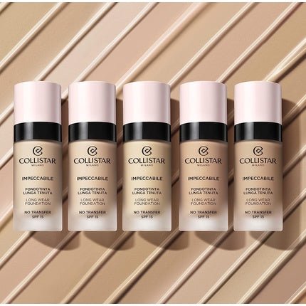 Collistar Unavoidable Foundation Long Lasting No Transfer SPF 15 30ml - Shade 5N Amber - Maison des fragrances