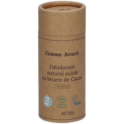 Comme Avant Natural Solid Deodorant With Cocoa Butter 50 G Unisexe - Maison des fragrances