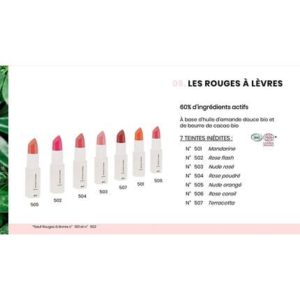 Couleur Caramel Makeup Lipstick 502 Pink Flash 1 Unit - Maison des fragrances