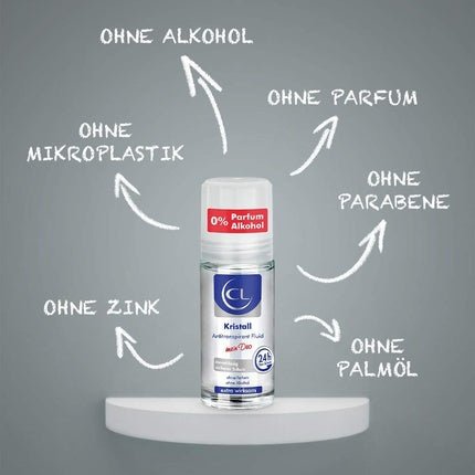 Crystal Cl Crystal Antiperspirant Against Heavy Sweating Deodorant Déodorant (Déo) Mixte 50ml - Maison des fragrances