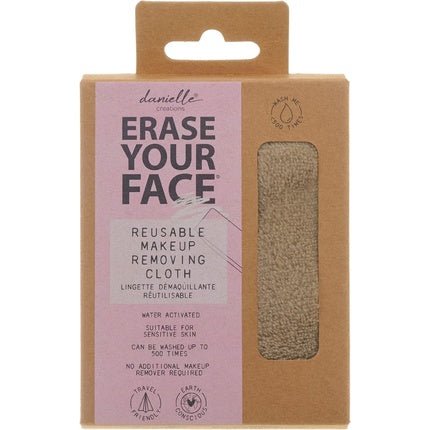 Danielle Creations Erase Your Face Eco Friendly Reusable Makeup Remover Cloth Grey - Maison des fragrances
