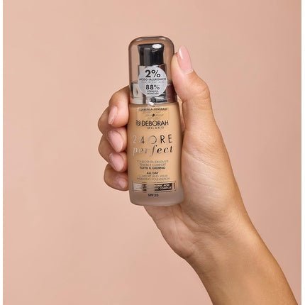 Deborah 24Ore Perfect Foundation All Day Light Gold 1 Unit - Made in Italy - Maison des fragrances