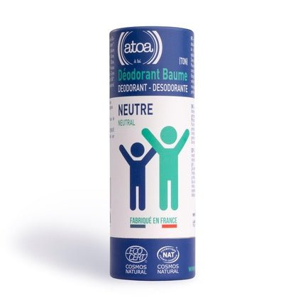 Deodorant Balm Neutral 100g 3.5fl Oz - 100% Natural Ingredients Zero Waste - Maison des fragrances