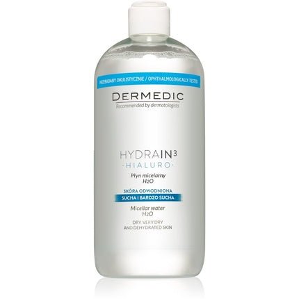 Dermedic Hydrain3 Hialuro Micellar Water 500 ml - Maison des fragrances