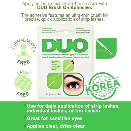 Duo Brush On Striplash Adhesive White 5g - Maison des fragrances