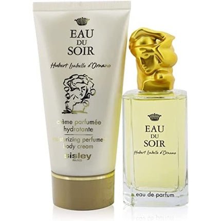 Eau du Soir par Sisley Femme 2 Piece Merci Set - Eau de Parfum Spray 3.3 oz + Moisturizing Perfumed Body Lotion 5.0 oz - Maison des fragrances