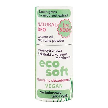 Ecosoft Sensitive Natural Deodorant Stick Without Soda Déodorant (Déo) Mixte 40g - Maison des fragrances