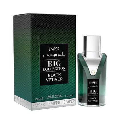 Emper Big Collection Black Vetiver Eau de Parfum 100 ml - Boisé - Maison des fragrances