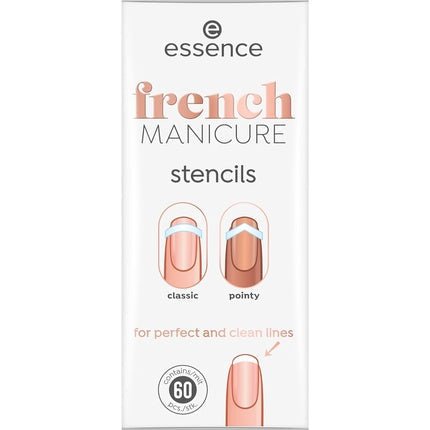 Essence French Manicure Stencils 60pcs - Maison des fragrances