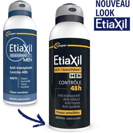 Etiaxil Deodorant Anti-Perspirant 48h Control Aerosol Déodorant (Déo) Homme 150ml - Maison des fragrances