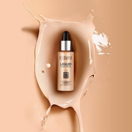 Eveline Liquid Control HD Longstay Mattifying Primer 32ml 010 Light Beige - Maison des fragrances