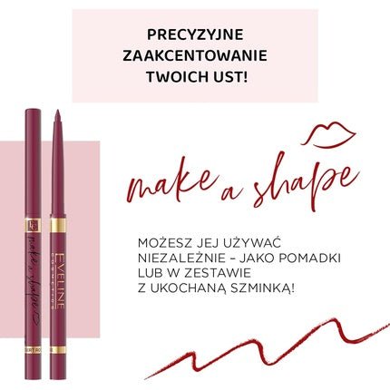 Eveline Make A Shape Automatic Lip Liner 01 Milk Candy - Maison des fragrances