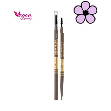 Eveline Micro Precise Eyebrow Pencil 02 Soft Brown - Maison des fragrances