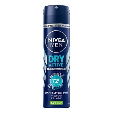 Nivea Deospray Dry Active Déodorant (Déo) Homme 150ml