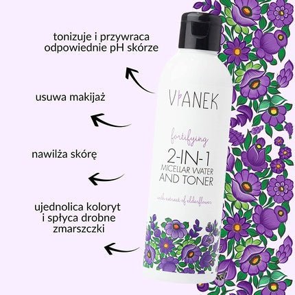 Fortifying 2 - in - 1 Micellar Water and Toner 200ml - Maison des fragrances