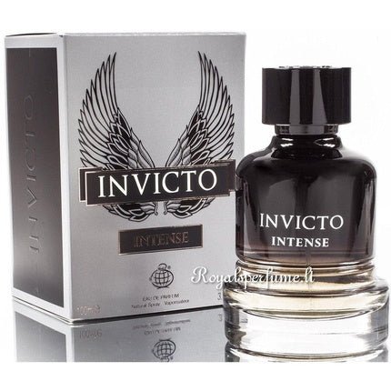 Fragrance World Invicto Intense - 100ml Perfumed Water For Men - Maison des fragrances