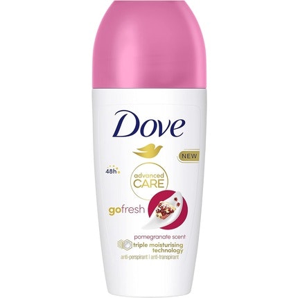 Dove Advanced Care Go Fresh Pomegranate Scent Anti-perspirant with Triple Moisturizing Technology Roll-On Déodorant 50 ml