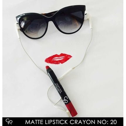Golden Rose Matte Lipstick Crayon 20 - Maison des fragrances