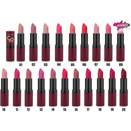 Golden Rose Velvet Matte Lipstick Color 05 - Maison des fragrances
