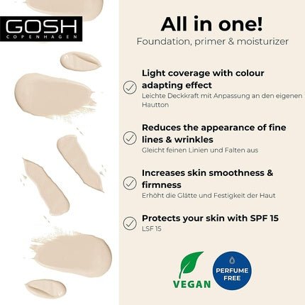 Gosh Copenhagen BB Cream 01 Sand - Maison des fragrances