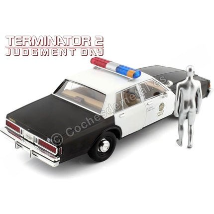 Greenlight Terminator T - 1000 Miniature Collectible Car Black/White 19105 - Maison des fragrances
