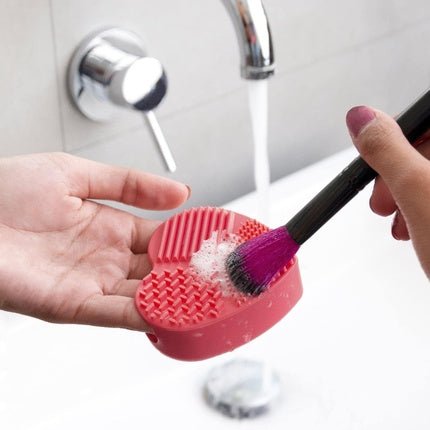 Heart InnovaGoods Makeup Brush and Brush Cleaner - Maison des fragrances