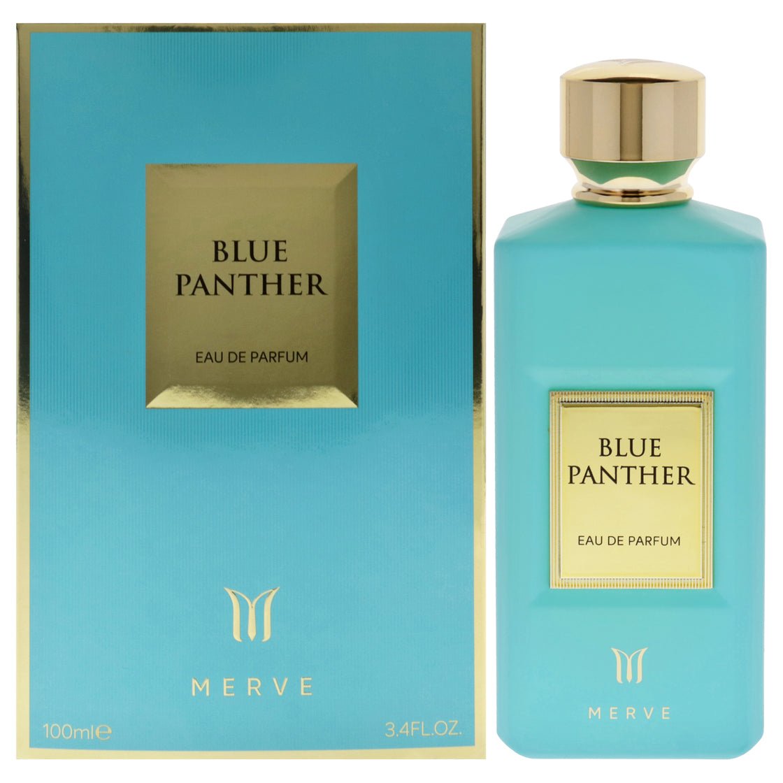 Huhik Merve Blue Panther 3.4 Oz Eau de Parfum pour homme - Maison des fragrances