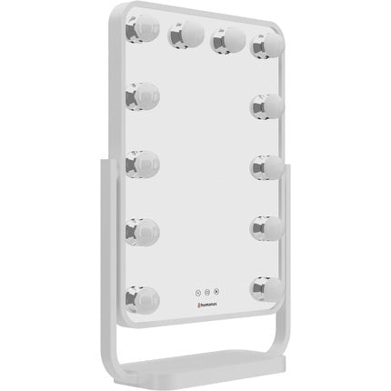 Humanas HS - HM01 Makeup Mirror with LED Lighting - White - Maison des fragrances