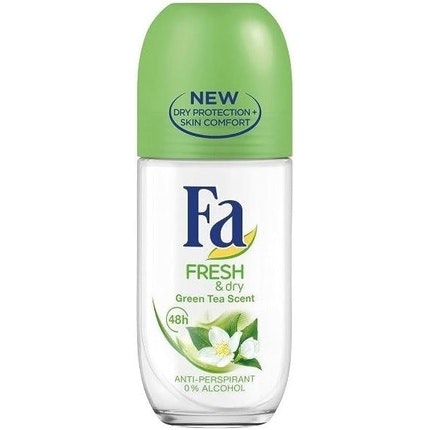 FA Fresh & Dry Roll-On With Ball Green Tea Scent Déodorant 50 ml