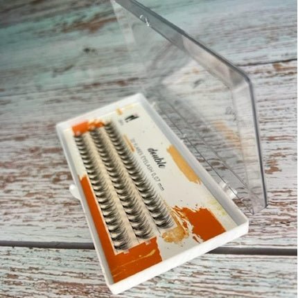 Ibra Double Artificial Eyelash Extensions 0.07 C - 9mm - Maison des fragrances