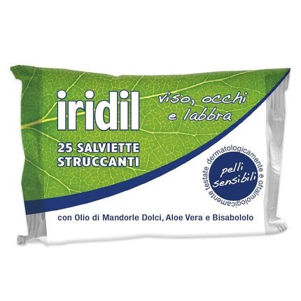 Iridil Makeup Remover Wipes 25pcs - Maison des fragrances