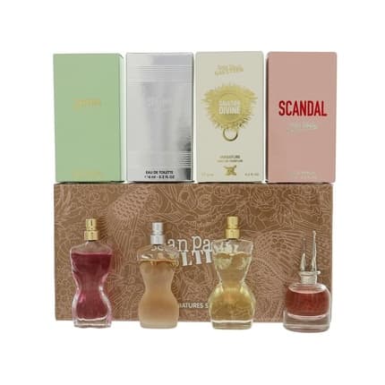 Jean Paul Gaultier Feminine Miniatures Set 4x Coffret (Coffret) Mixte 6ml - Maison des fragrances