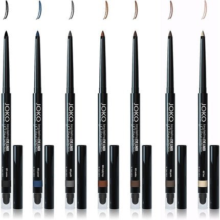 JOKO Long Lasting Eye Liner Automatic with Sharpener and Smudger 004 Brown - Maison des fragrances