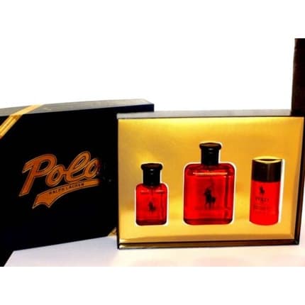 Ralph Lauren Polo Red 3-Piece Coffret 125 ml