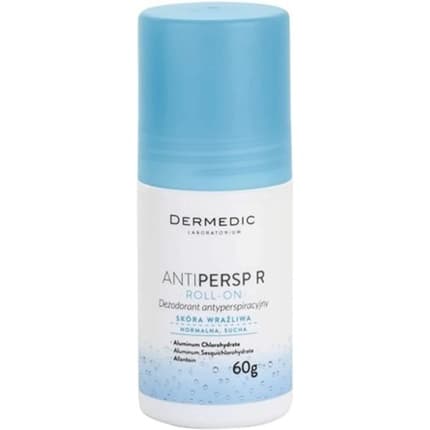Dermedic Antiperspirant Roll-On - Hypoallergenic Déodorant (Déo) Mixte 60g