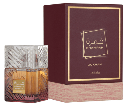 Lattafa Khamrah Dukhan Unisex Fragrance Eau de Parfum (EDP) Mixte 100ml - Maison des fragrances