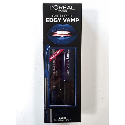 L'Oreal Paris Edgy Vamp Lip Paint Kit - Maison des fragrances
